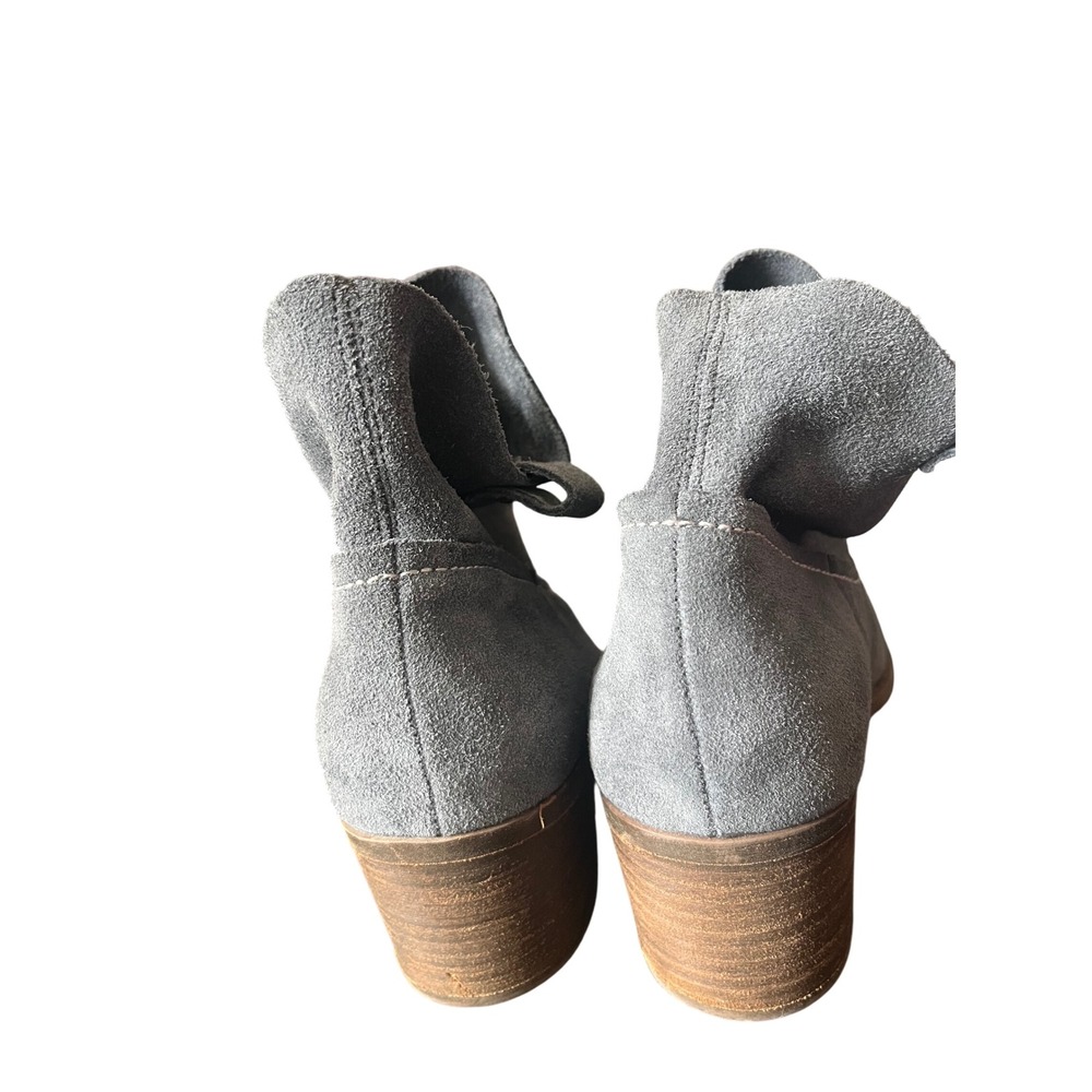 Carlos Santana Women's Gray Suede Leather Ankle Booties Western Cowgirl Sz8.5 - Picture 8 of 11